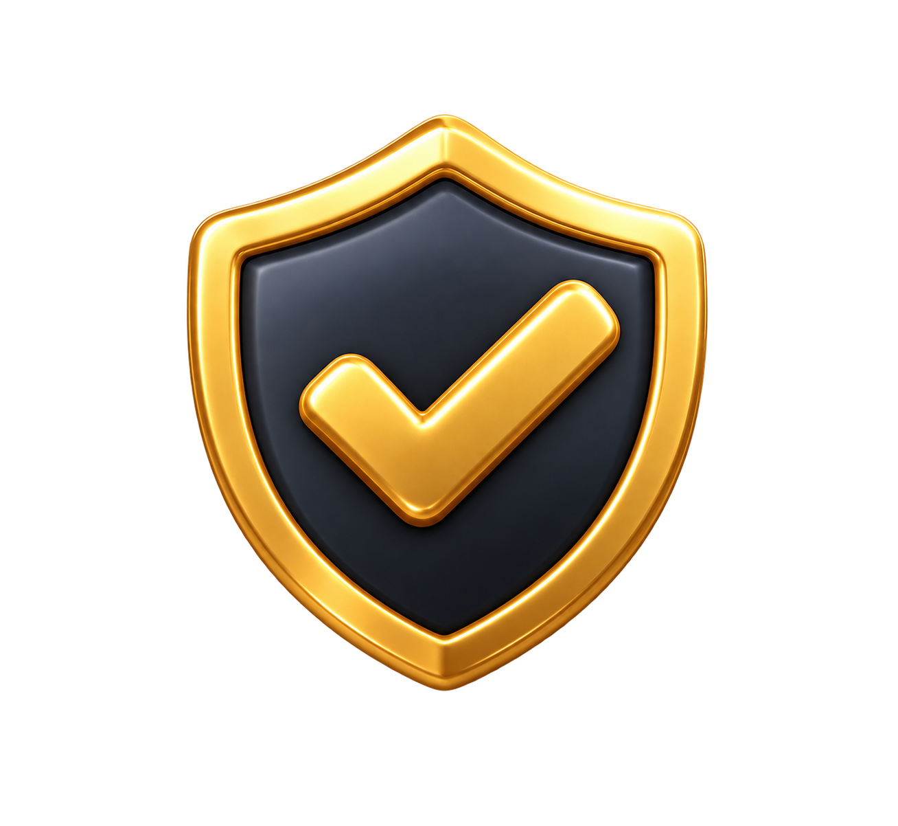 Premium Gold Verification Shield